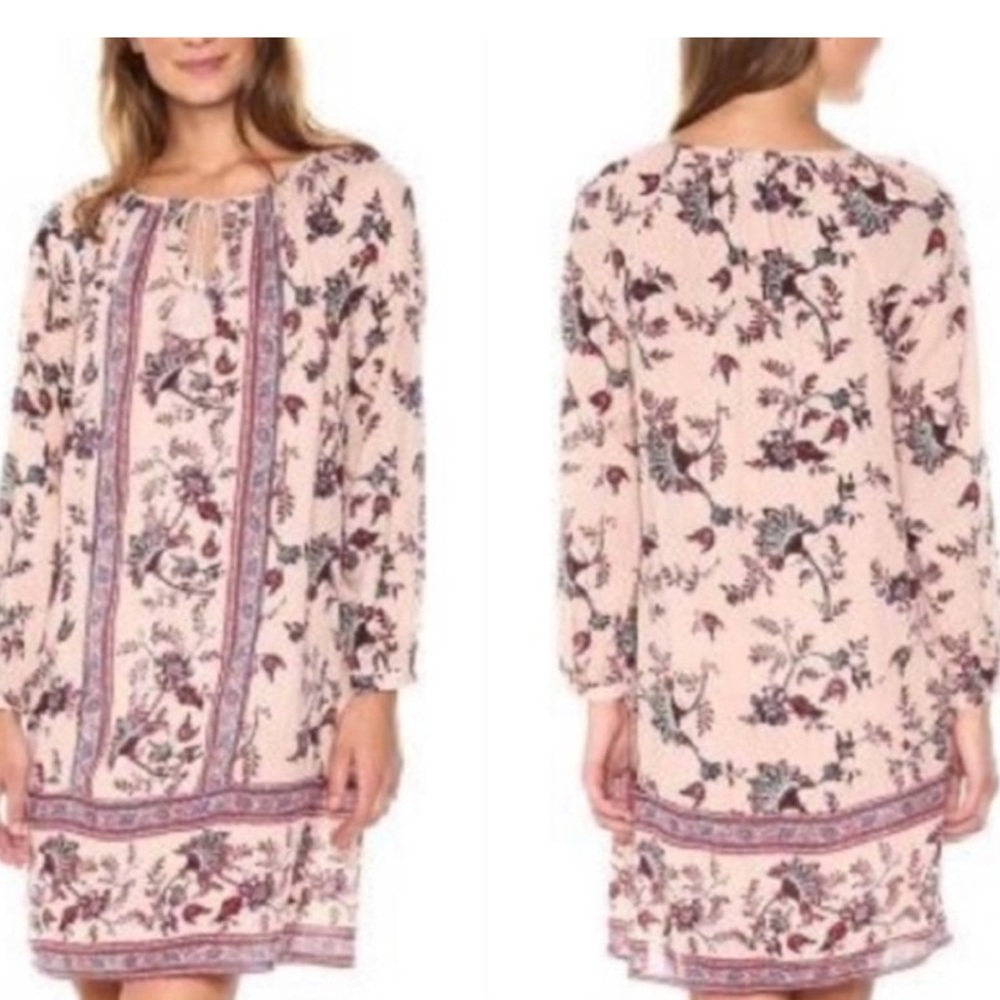Lucky Brand Shift Dress with Tassels size L